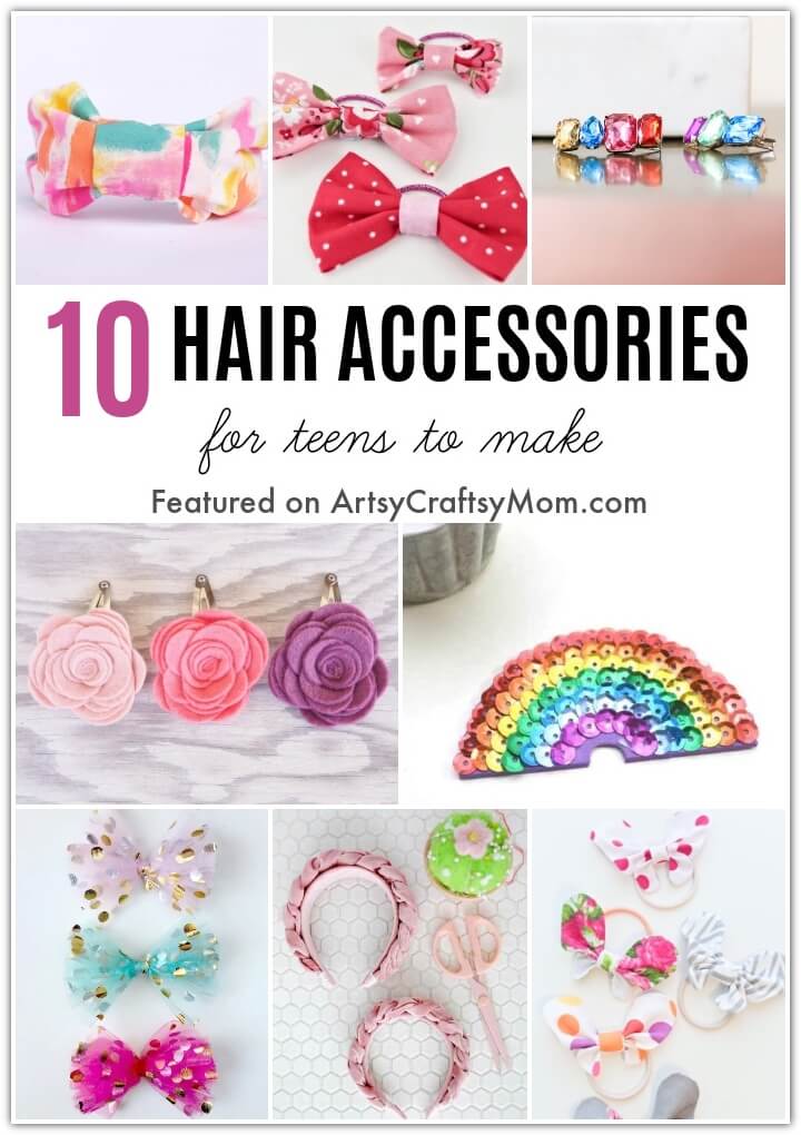 10 Easy DIY Hair Accessories for Teens